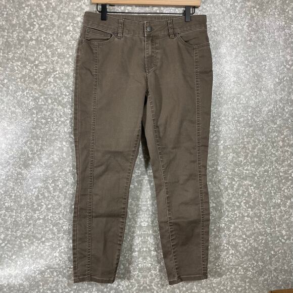 Prana Women's Gorpcore Gray Carlotta Crop Jeans - Size 8/29 - Skinny Leg Pants - Picture 2 of 10